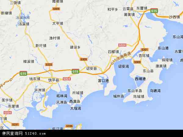 诏安县地图 - 诏安县电子地图 - 诏安县高清地图 - 2024年诏安县地图