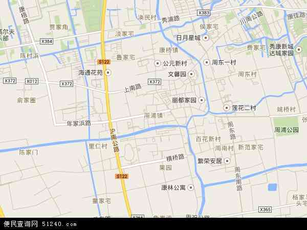 周浦镇地图 - 周浦镇电子地图 - 周浦镇高清地图 - 2024年周浦镇地图