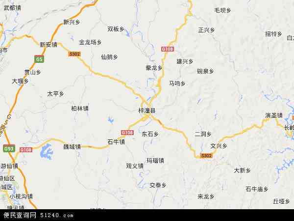 梓潼县地图 - 梓潼县电子地图 - 梓潼县高清地图 - 2024年梓潼县地图