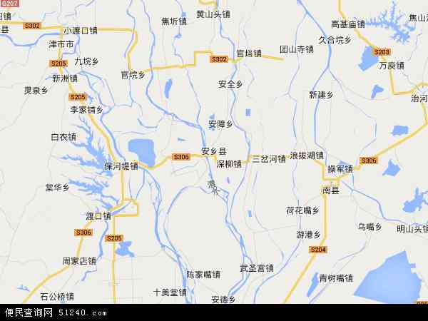 安乡县地图 - 安乡县电子地图 - 安乡县高清地图 - 2024年安乡县地图