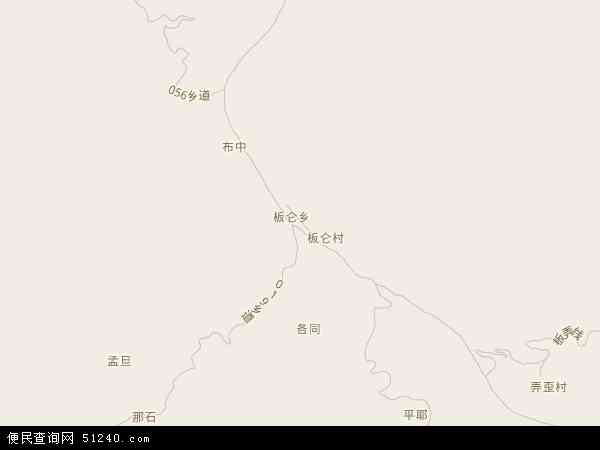 板仑乡地图 - 板仑乡电子地图 - 板仑乡高清地图 - 2024年板仑乡地图