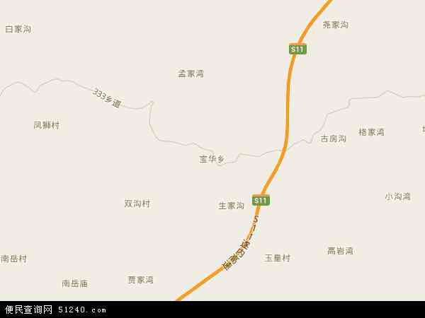 宝华乡地图 - 宝华乡电子地图 - 宝华乡高清地图 - 2024年宝华乡地图