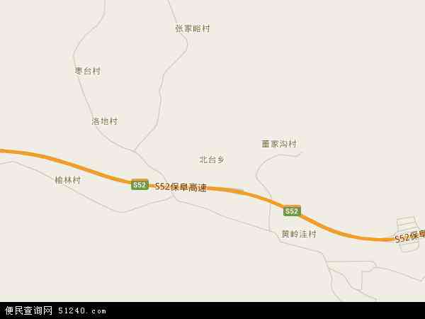 北台乡地图 - 北台乡电子地图 - 北台乡高清地图 - 2024年北台乡地图