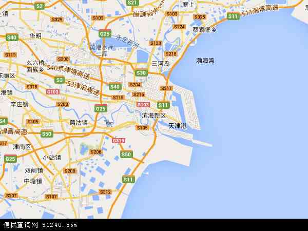 滨海新区地图 - 滨海新区电子地图 - 滨海新区高清地图 - 2024年滨海新区地图