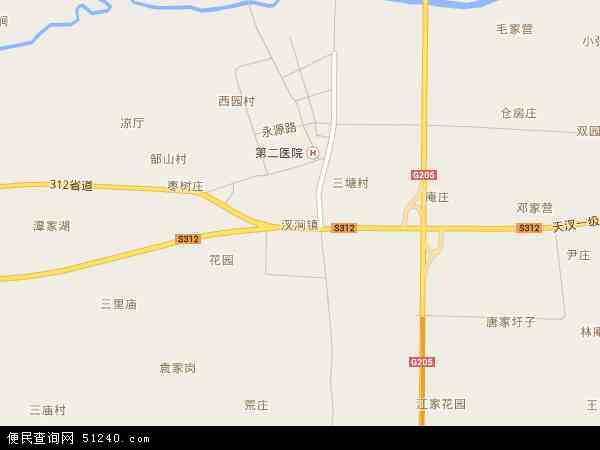 汊涧镇地图 - 汊涧镇电子地图 - 汊涧镇高清地图 - 2024年汊涧镇地图