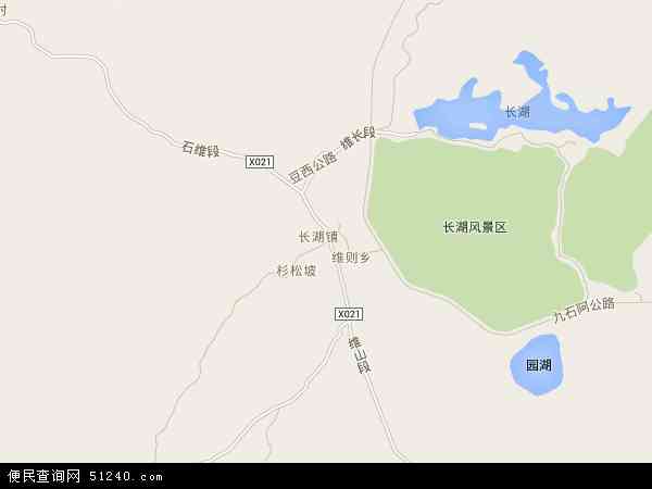 荆州长湖地图图片