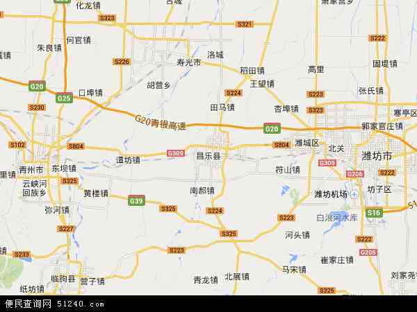 昌乐县社区划分图图片