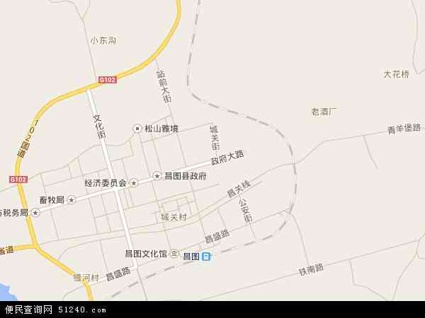 中国 辽宁省 铁岭市 昌图县 昌图镇昌图镇卫星地图 本站收录有:2021