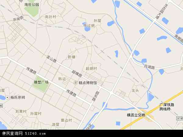 超朗村地图 - 超朗村电子地图 - 超朗村高清地图 - 2024年超朗村地图