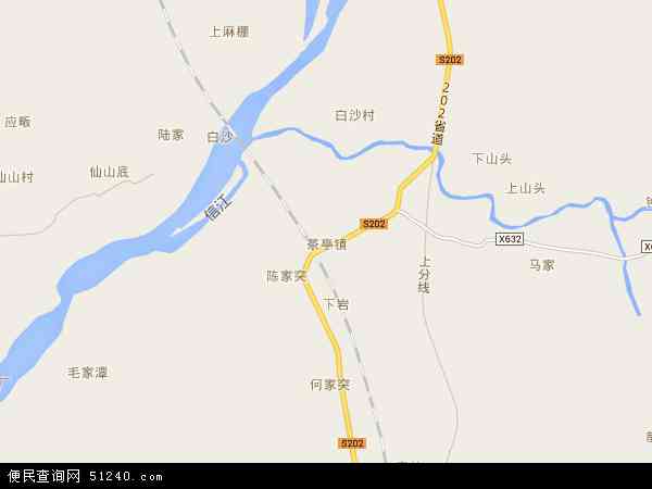 茶亭镇地图 - 茶亭镇电子地图 - 茶亭镇高清地图 - 2024年茶亭镇地图