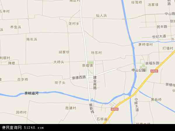 崇福镇地图 - 崇福镇电子地图 - 崇福镇高清地图 - 2024年崇福镇地图