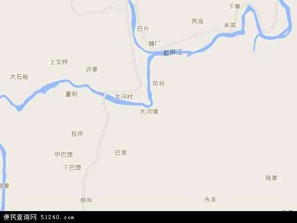 大河镇地图 - 大河镇电子地图 - 大河镇高清地图 - 2024年大河镇地图