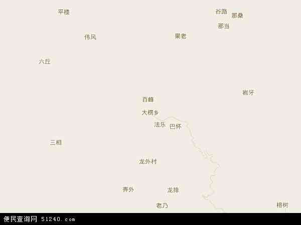 大楞乡地图 - 大楞乡电子地图 - 大楞乡高清地图 - 2024年大楞乡地图