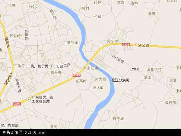 大山江地图 - 大山江电子地图 - 大山江高清地图 - 2024年大山江地图