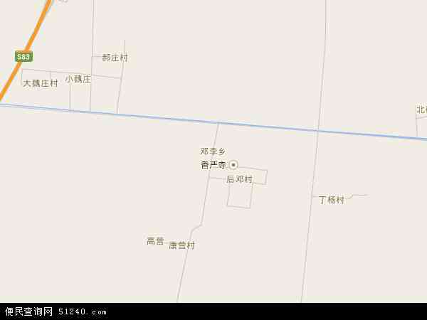 邓李乡地图 - 邓李乡电子地图 - 邓李乡高清地图 - 2024年邓李乡地图