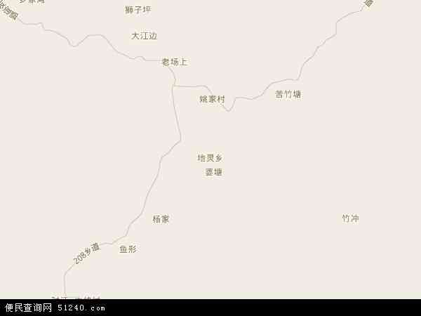 地灵乡地图 - 地灵乡电子地图 - 地灵乡高清地图 - 2024年地灵乡地图