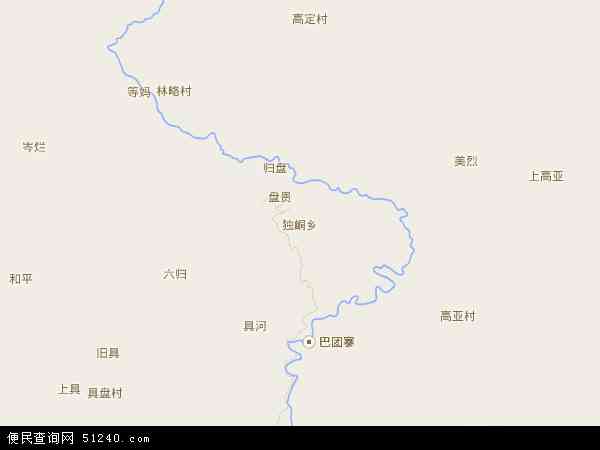 独峒乡地图 - 独峒乡电子地图 - 独峒乡高清地图 - 2024年独峒乡地图