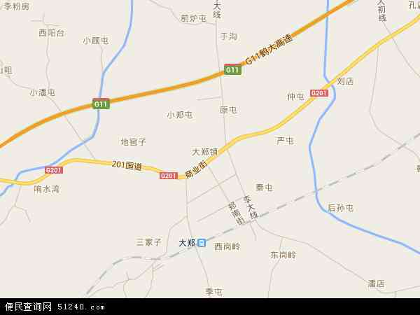 大郑镇地图 - 大郑镇电子地图 - 大郑镇高清地图 - 2024年大郑镇地图