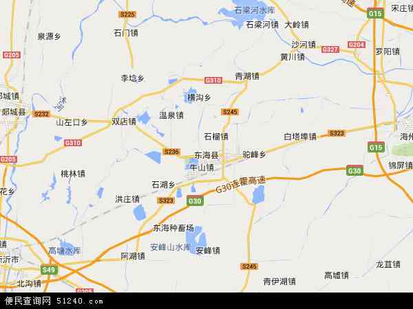 东海县地图 - 东海县电子地图 - 东海县高清地图 - 2024年东海县地图
