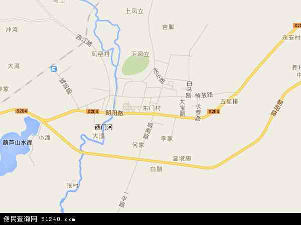东门镇地图 - 东门镇电子地图 - 东门镇高清地图 - 2024年东门镇地图
