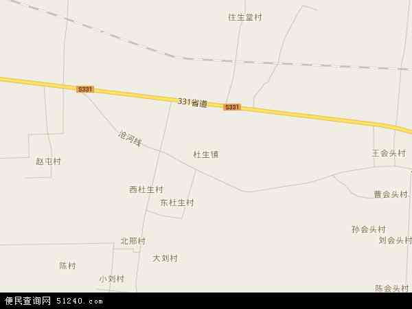 杜生镇地图 - 杜生镇电子地图 - 杜生镇高清地图 - 2026年杜生镇地图