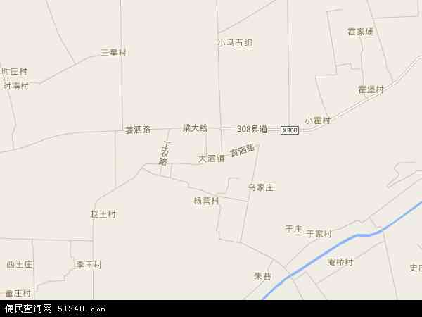 大泗镇地图 - 大泗镇电子地图 - 大泗镇高清地图 - 2024年大泗镇地图