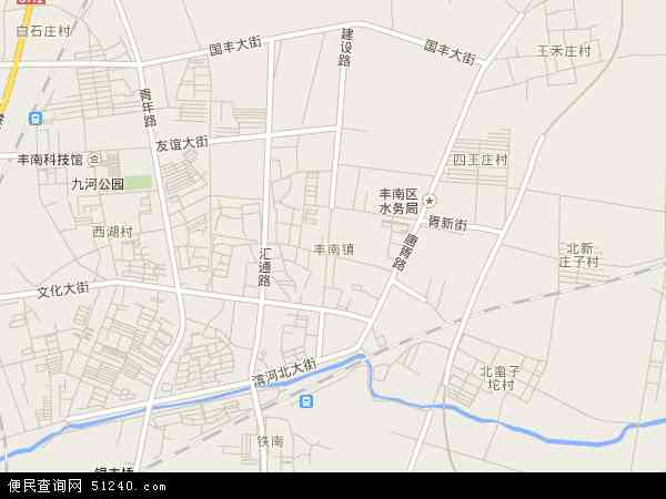 丰南镇地图 - 丰南镇电子地图 - 丰南镇高清地图 - 2024年丰南镇地图