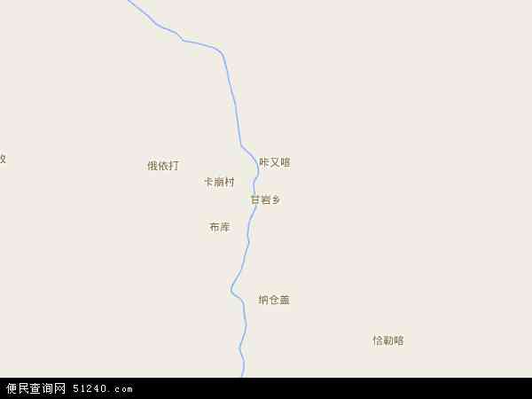 甘岩乡地图 - 甘岩乡电子地图 - 甘岩乡高清地图 - 2024年甘岩乡地图