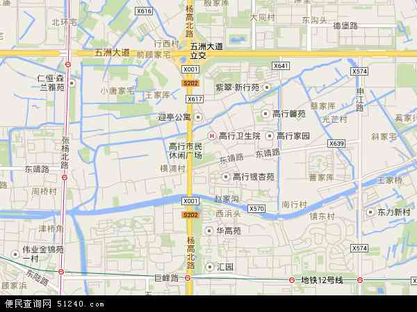 浦东高行镇地图图片