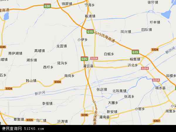 灌云县地图 - 灌云县电子地图 - 灌云县高清地图 - 2024年灌云县地图