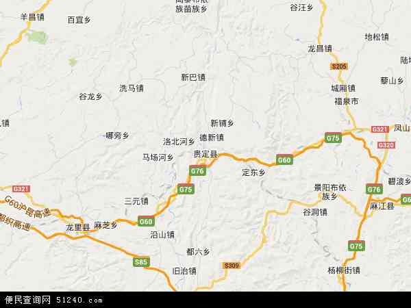 贵定县地图 - 贵定县电子地图 - 贵定县高清地图 - 2024年贵定县地图