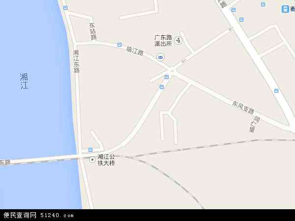 广东路地图 