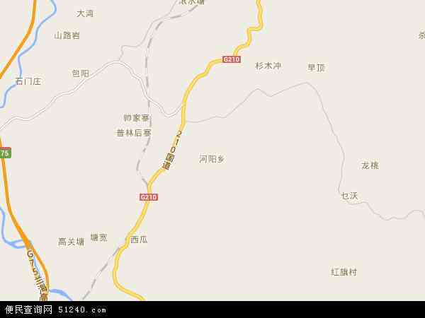 河阳乡地图 - 河阳乡电子地图 - 河阳乡高清地图 - 2024年河阳乡地图