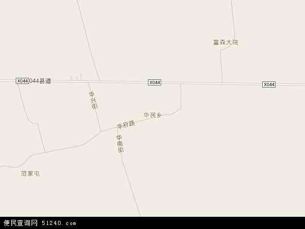华民乡地图 - 华民乡电子地图 - 华民乡高清地图 - 2024年华民乡地图
