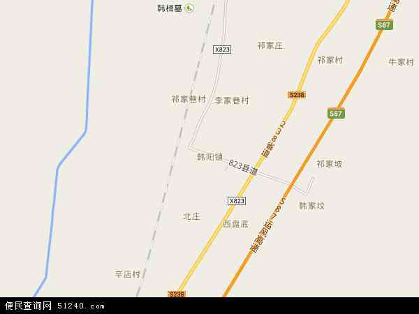 韩阳镇地图 - 韩阳镇电子地图 - 韩阳镇高清地图 - 2024年韩阳镇地图