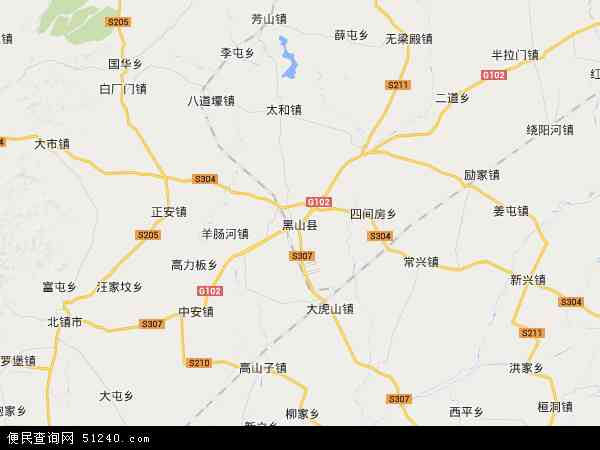 黑山县地图 - 黑山县电子地图 - 黑山县高清地图 - 2024年黑山县地图