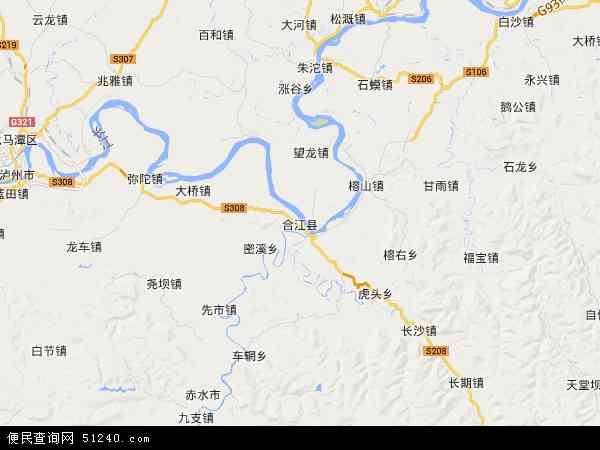 合江县地图 - 合江县电子地图 - 合江县高清地图 - 2024年合江县地图