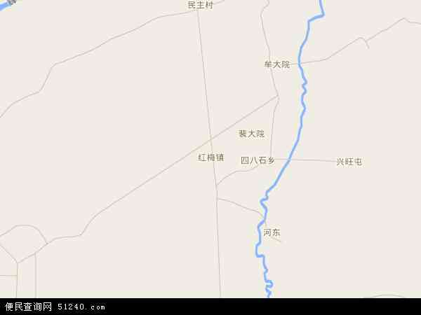 红梅镇地图 - 红梅镇电子地图 - 红梅镇高清地图 - 2024年红梅镇地图