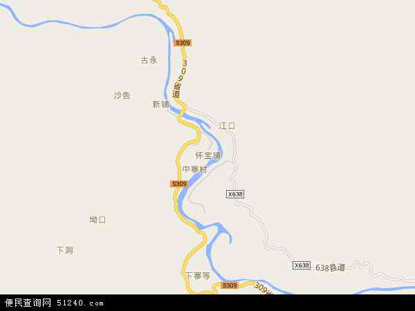 怀宝镇地图 - 怀宝镇电子地图 - 怀宝镇高清地图 - 2024年怀宝镇地图