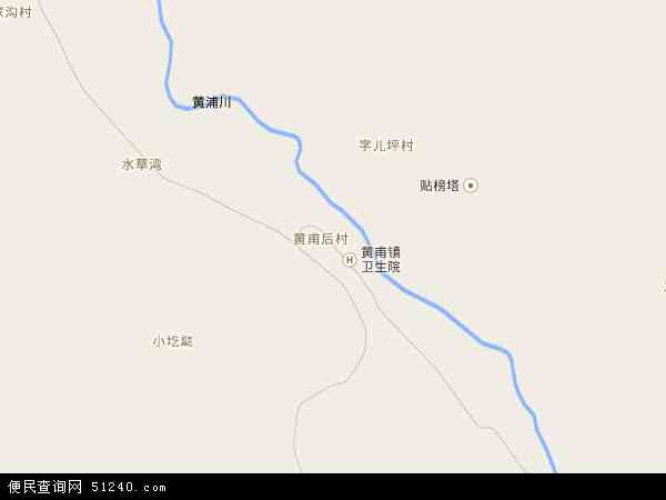 黄甫镇地图 - 黄甫镇电子地图 - 黄甫镇高清地图 - 2024年黄甫镇地图