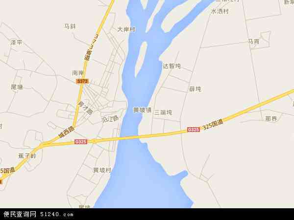 黄坡镇地图 - 黄坡镇电子地图 - 黄坡镇高清地图 - 2024年黄坡镇地图