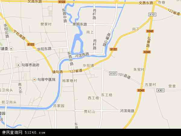 华阳镇地图 