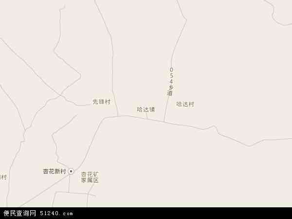 哈达镇地图 - 哈达镇电子地图 - 哈达镇高清地图 - 2024年哈达镇地图