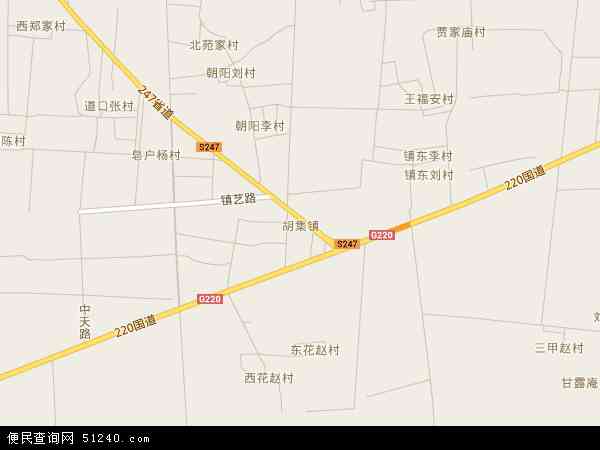 钟祥市胡集镇地图图片