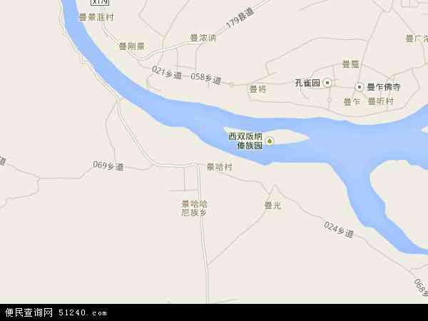 景哈乡地图 - 景哈乡电子地图 - 景哈乡高清地图 - 2024年景哈乡地图