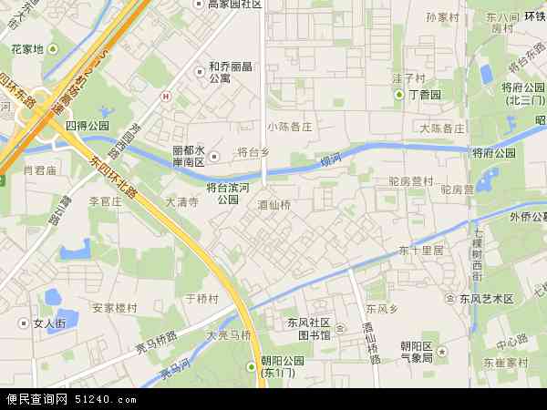 酒仙桥地图 - 酒仙桥电子地图 - 酒仙桥高清地图 - 2024年酒仙桥地图