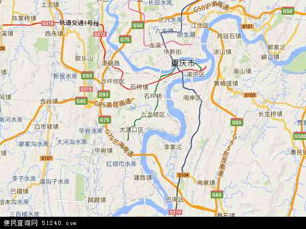 九龙坡区地图 - 九龙坡区电子地图 - 九龙坡区高清地图 - 2022年九龙坡区地图