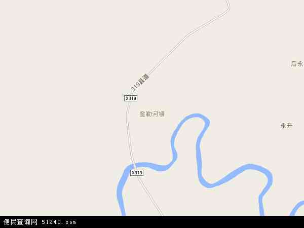 奎勒河镇地图 - 奎勒河镇电子地图 - 奎勒河镇高清地图 - 2024年奎勒河镇地图