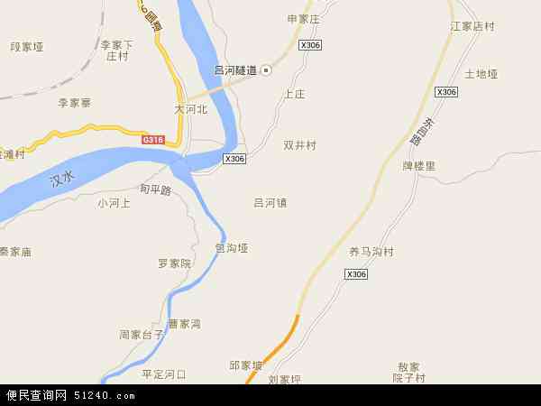 吕河镇地图 - 吕河镇电子地图 - 吕河镇高清地图 - 2024年吕河镇地图