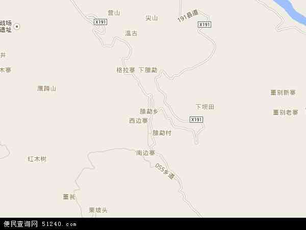 腊勐乡地图 - 腊勐乡电子地图 - 腊勐乡高清地图 - 2024年腊勐乡地图